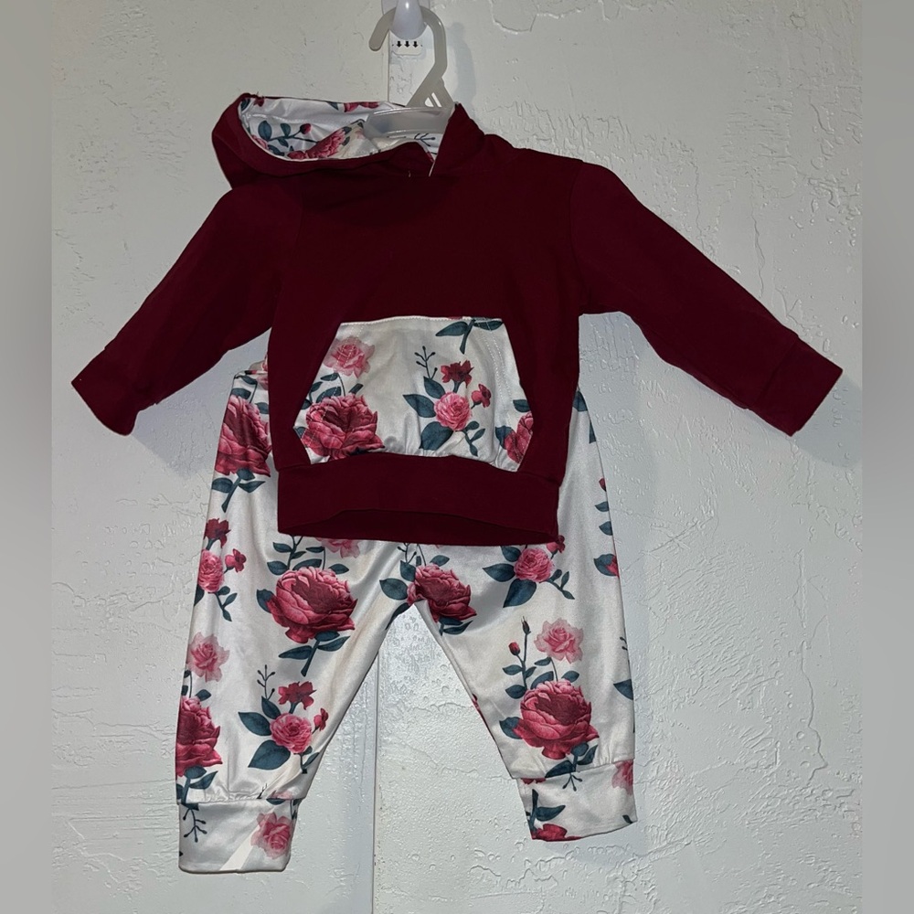 Infant Girls Floral Outfit